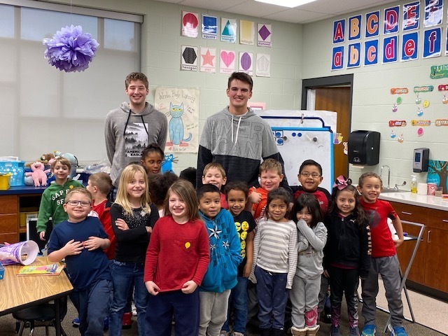 Cyclones participate in World Read aloud day