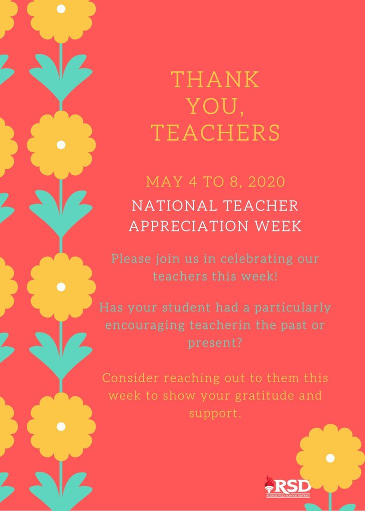 teacher appreciation week!