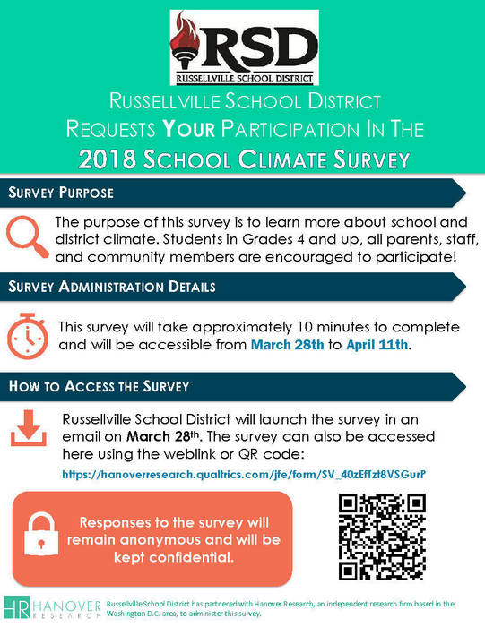2018 School Climate Survey Flyer